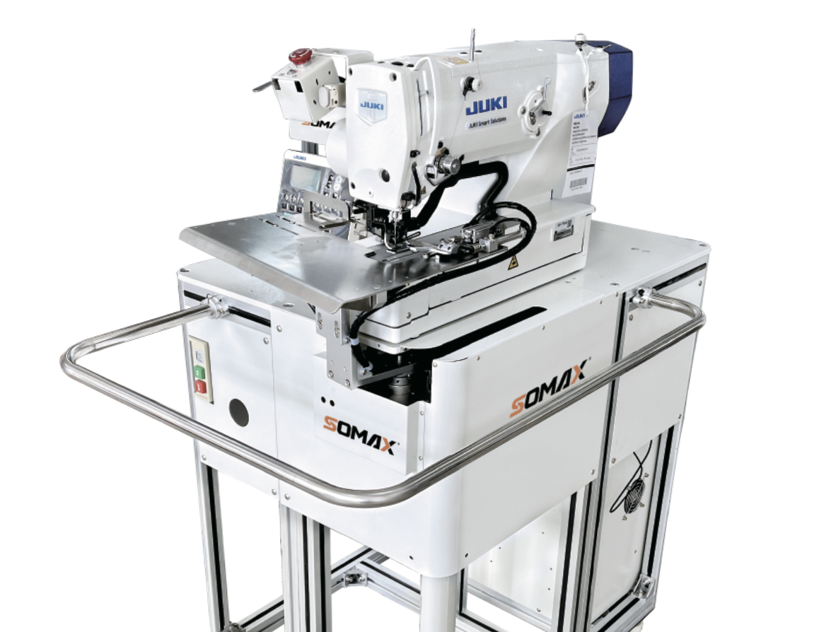 Auto Polo Shirts Button Holing Machine